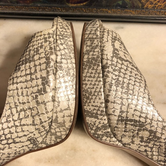 SZ 9-CARLOS BY CARLOS SANTANA SILVER LEATHER PUMPS - Picture 7 of 8